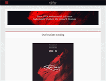 Tablet Screenshot of leonard-pinceaux.com